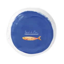 Easy Life Assiette àdessert BORD DE MER – VersBLU> Maritime|Services De Table En Porcelaine​