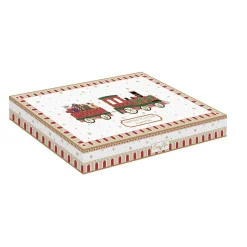 Easy Life Assiette en forme de train POLAR EXPRESS> Noël|Services De Table En Porcelaine​