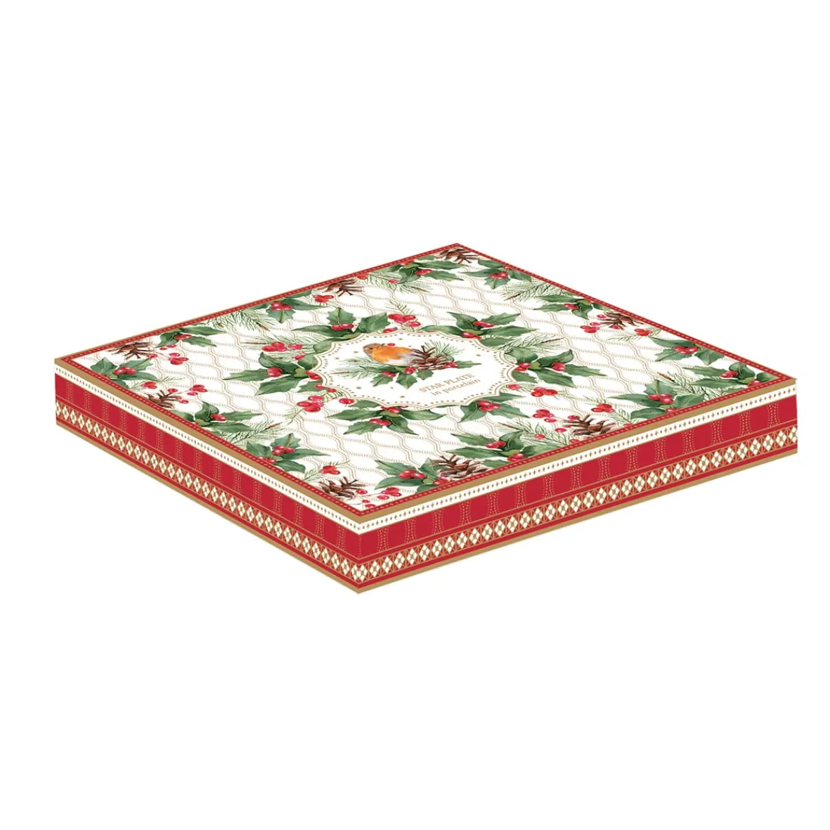 Easy Life Assiette en forme d’étoile CHRISTMAS BERRIES> Noël|Services De Table En Porcelaine