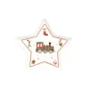 Easy Life Assiette en forme d’étoile POLAR EXPRESS> Noël|Services De Table En Porcelaine​