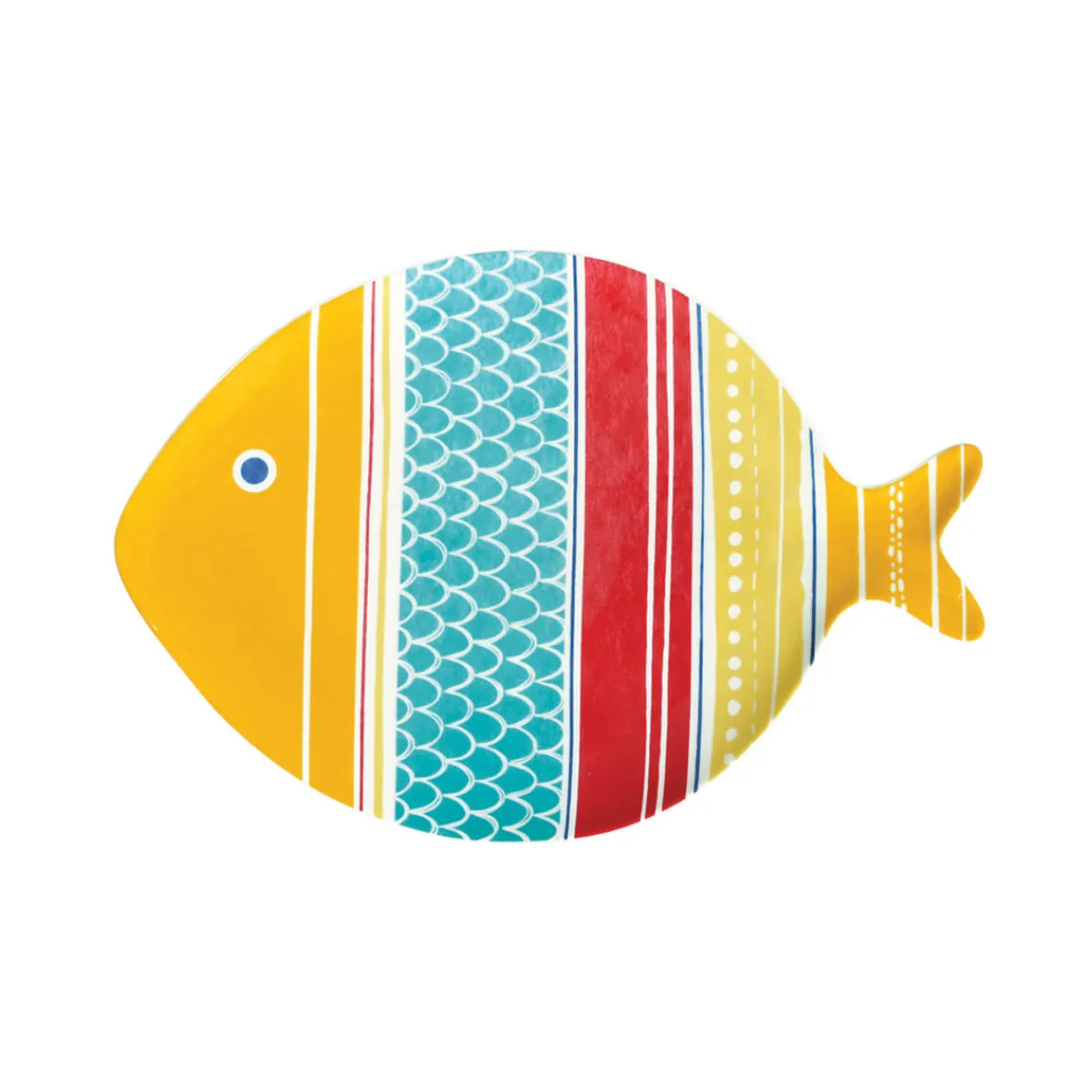 Easy Life Assiette en porcelaine de 27×19 cm SEA FRIENDS – versColor 4> Services De Table En Porcelaine|Sea Friends