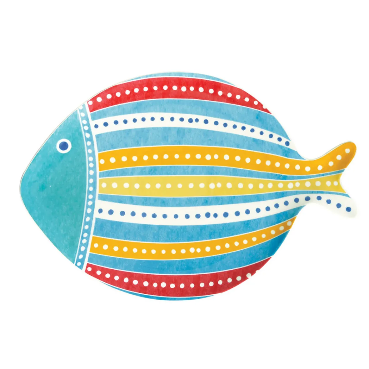 Easy Life Assiette en porcelaine de 31×21,5cm SEA FRIENDS – versColor 2> Services De Table En Porcelaine|Sea Friends