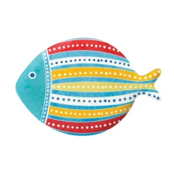 Easy Life Assiette en porcelaine de 30x7cm SEA FRIENDS – versColor 1> Services De Table En Porcelaine|Sea Friends