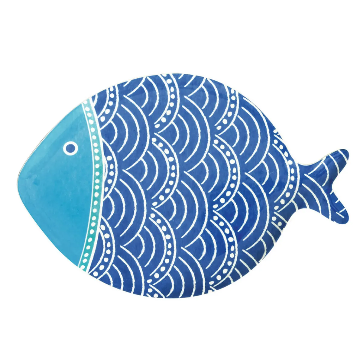 Easy Life Assiette en porcelaine de 30x7cm SEA FRIENDS – versColor 1> Services De Table En Porcelaine|Sea Friends