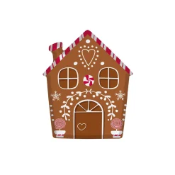 Easy Life Assiette forme 21 x 25,5 cm GINGERBREAD> Noël|Gingerbread