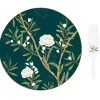 Easy Life Assiette à gâteau avec pelle de service ROYAL PEONIES> Services De Table En Porcelaine​|Royal Peonies