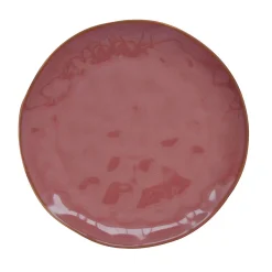 Easy Life Assiette plate en porcelaine de Ø 26 cm BURGUNDY> Moderne|Services De Table En Porcelaine​