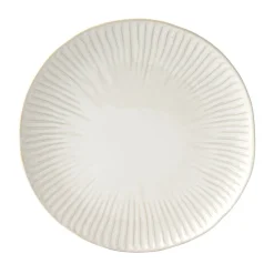 Easy Life Assiette plate GALLERY WHITE> Moderne|Services De Table En Porcelaine​