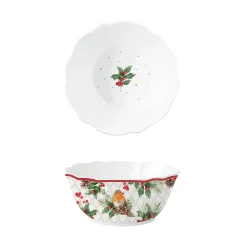 Easy Life Bol Ø 20 cm CHRISTMAS BERRIES> Noël|Services De Table En Porcelaine