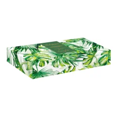 Easy Life Bol feuille en porcelaine 30×13 cm eaves LIGHT GREEN> Moderne|Services De Table En Porcelaine​