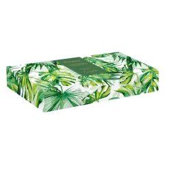 Easy Life Bol feuille en porcelaine 30×13 cm TROPICAL LEAVES GREEN> Moderne|Services De Table En Porcelaine​