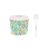 Easy Life Bol à glace avec cuillère TEXTURE 02> Services De Table En Porcelaine​