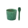 Easy Life Bol à glace avec cuillère TROPICANA> Nature|Services De Table En Porcelaine​