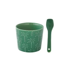 Easy Life Bol à glace avec cuillère TROPICANA> Nature|Services De Table En Porcelaine
