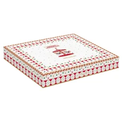 Easy Life Ensemble apéritif avec 3 bols et plateau en bambou de 21×25 cm CHRISTMAS WONDERLAND> Noël|Services De Table En Porcelaine​