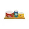Easy Life Ensemble apéritif avec 4 bols MARAJAH> Ethnique|Services De Table En Porcelaine​