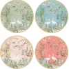 Easy Life Ensemble de 4 assiettes àdessert JARDIN DE REVES> Nature|Services De Table En Porcelaine​