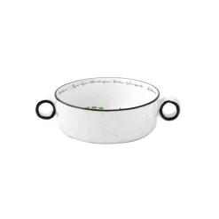 Easy Life Ensemble de 6 bols avec poignées en porcelaine Ø 12 cm HERBARIUM> Quotidienne|Services De Table En Porcelaine​