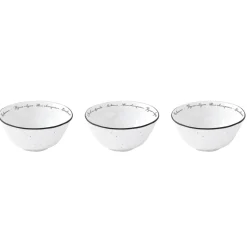 Easy Life Ensemble de 3 bols en porcelaine Ø 10 cm HERBARIUM> Quotidienne|Services De Table En Porcelaine​
