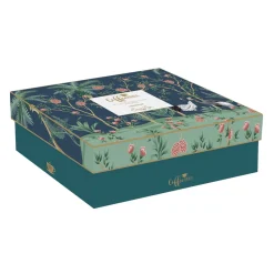 Easy Life Ensemble de 6 petites tasses à espresso de 100 ml avec soucoupes, dans une boîte cadeau MANDALAY> Coffret Cadeau|Petit Dejeuner