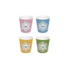 Easy Life Ensemble de 4 petits verres à café SPRING PARADE> Romantique|Petit Dejeuner