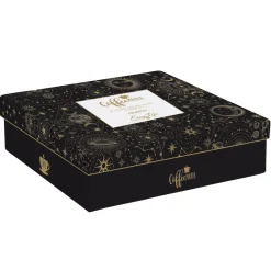 Easy Life Ensemble de 4 petits verres à café de 110 ml avec soucoupes en bambou, dans une boîte cadeau CELESTIAL> Coffret Cadeau|Petit Dejeuner