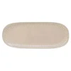 Easy Life Ensemble de 3 plateaux ovales en porcelaine de 38×16 cm BEIGE> Moderne|Services De Table En Porcelaine​