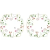 Easy Life Ensemble de 2 sets de table EN PLEIN AIR> Services De Table En Porcelaine​|En Plein Air