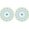 Easy Life Ensemble de 2 sets de table FLOWERS GARDEN> Services De Table En Porcelaine​|Flowers Garden