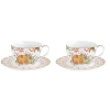 Easy Life Ensemble de 2 tasses avec soucoupe 110 ml HARVEST> Petit Dejeuner|Harvest
