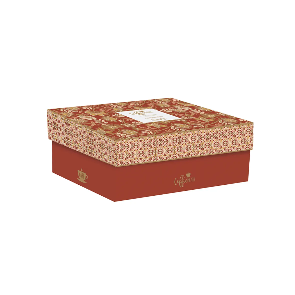 Easy Life Ensemble de 2 tasses avec soucoupe en porcelaine 240 ml FLEURS DES RÊVES> Coffret Cadeau