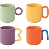 Easy Life Ensemble de 4 tasses CREATIVE> Petit Dejeuner|Creative