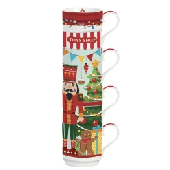 Easy Life Ensemble de 4 tasses empilables Toys Shop> Noël|Petit Dejeuner