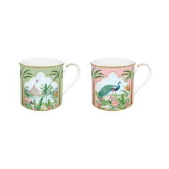 Easy Life Ensemble de 2 tasses PARADIS SAUVAGE> Ethnique|Petit Dejeuner