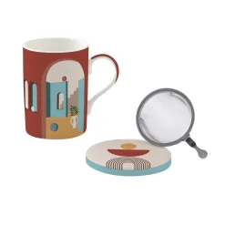 Easy Life Ensemble infuseur 350 mlILLUSION> Coffret Cadeau|Petit Dejeuner