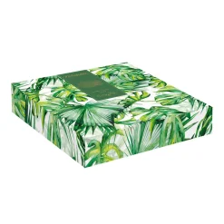 Easy Life Feuille en porcelaine en forme de ginko, 35×29 cm LEAVES WHITE> Moderne|Services De Table En Porcelaine​