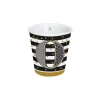 Easy Life Gobelet à café en porcelaine 100 ml dans une boîte A LETTER FOR YOU «O»> Tasse En Cadeau|Petit Dejeuner