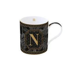 Easy Life Mug MONOGRAM N> Tasse En Cadeau|Petit Dejeuner