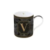 Easy Life Mug MONOGRAM V> Tasse En Cadeau|Petit Dejeuner