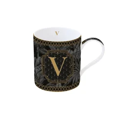 Easy Life Mug MONOGRAM V> Tasse En Cadeau|Petit Dejeuner