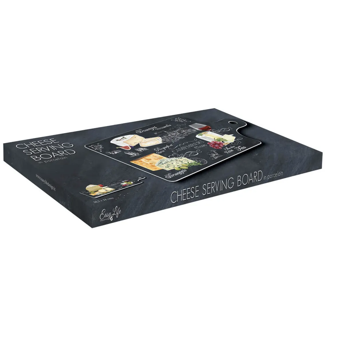 Easy Life Planche à fromage rectangulaire WORLD OF CHEESE> Quotidienne|Cuisine