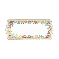 Easy Life Plat de service BOHO FLOWERS> Services De Table En Porcelaine