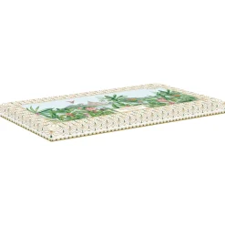 Easy Life Plat de service PARADIS SAUVAGE> Ethnique|Services De Table En Porcelaine​