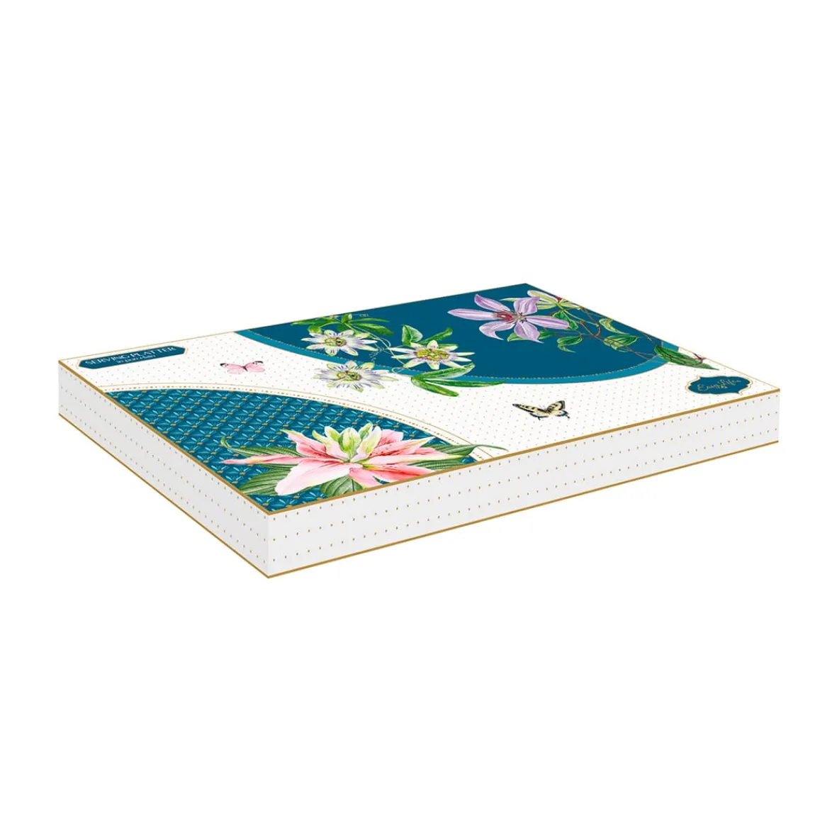 Easy Life Plat de service 36 x 25 cm VOYAGE TROPICAL> Nature|Services De Table En Porcelaine