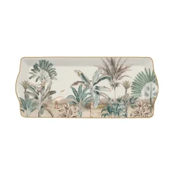 Easy Life Plateau 35×15 cm en porcelaine avec bordure en boite cadeau NOSTALGIC HEAVEN> Nature|Services De Table En Porcelaine
