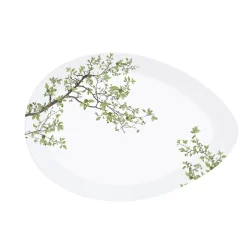 Easy Life Plateau de service en porcelaine, dimensions 36×25 cm NATURA> Nature|Services De Table En Porcelaine​