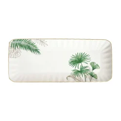 Easy Life Plateau de service rectangulaire, dimensions 36×16 cm EXOTIQUE> Ethnique|Services De Table En Porcelaine