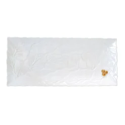 Easy Life Plateau rectangulaire HOLLY & BERRIES WHITE> Noël|Services De Table En Porcelaine​