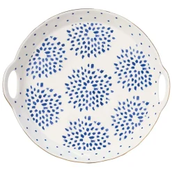 Easy Life Plateau rond en porcelaine de Ø 30 cm ELEGANCE> Moderne|Services De Table En Porcelaine​