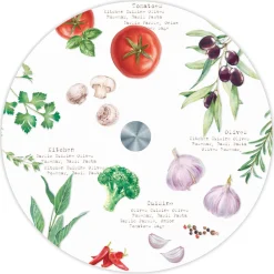 Easy Life Plateau tournant en verre HOME & KITCHEN> Services De Table En Porcelaine​|Home & Kitchen